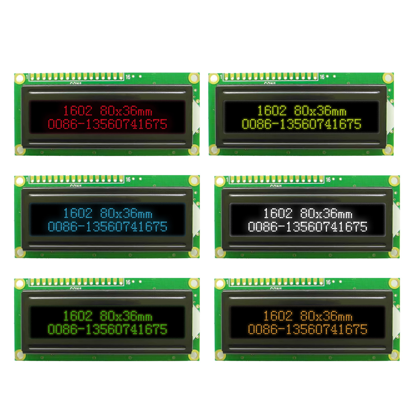 Lcd 1602 - Moduł wyświetlacza LCD 1602 16x2 1602A