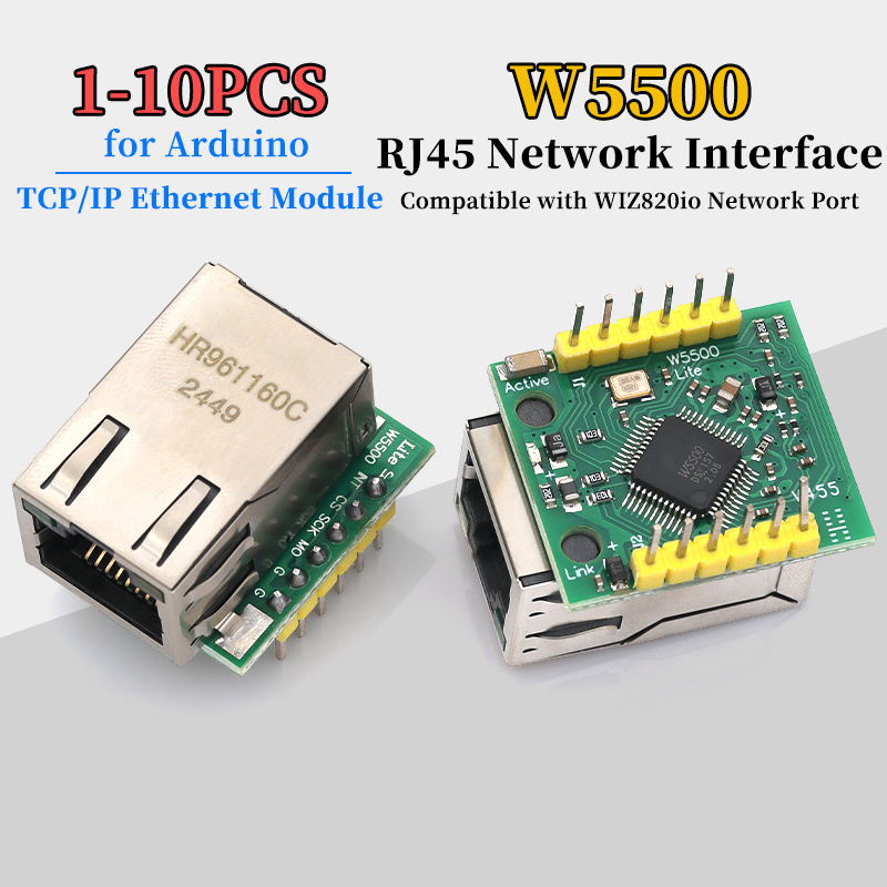Ethernet W5500 - 1/5/10 szt. Moduł W5500 TCP/IP Ethernet