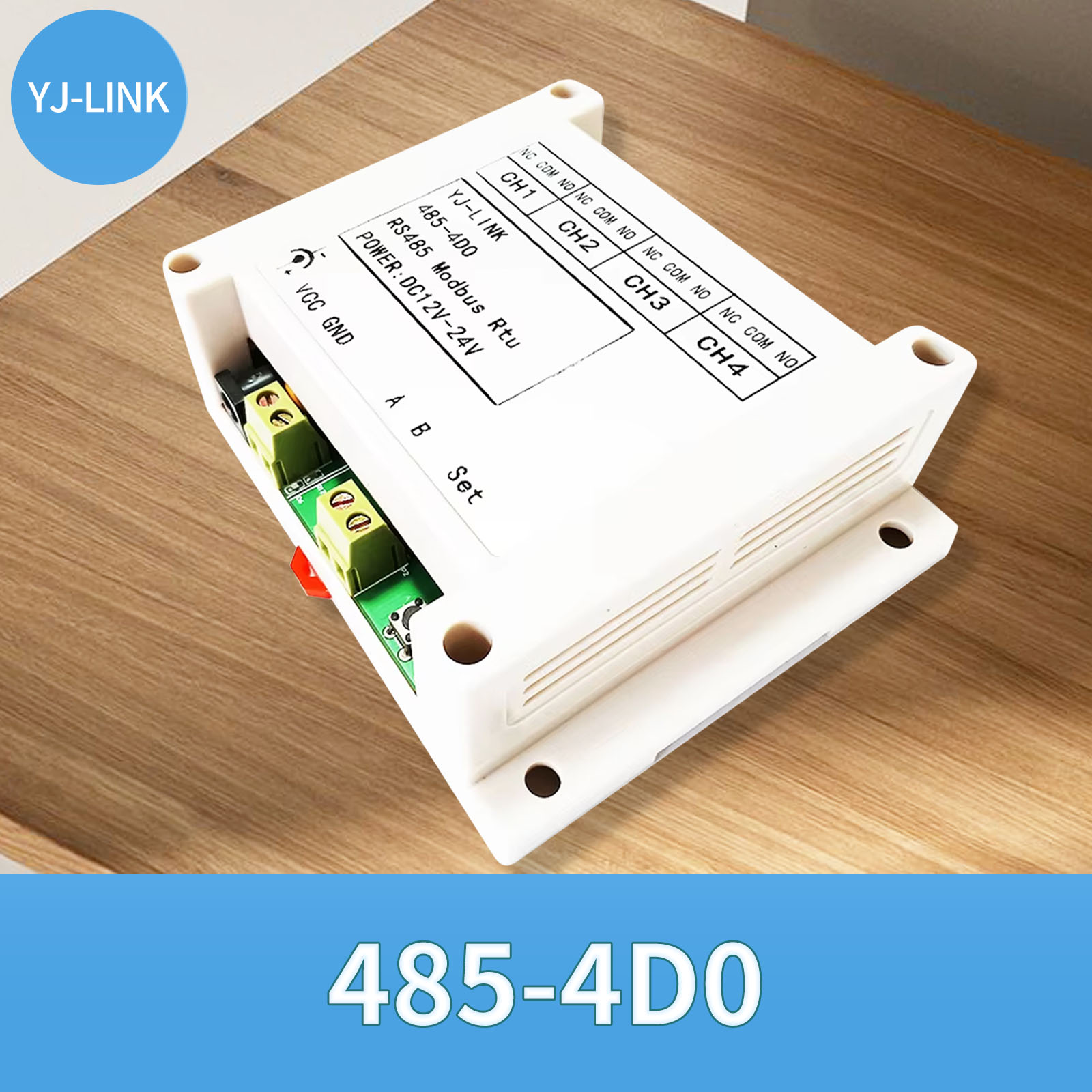 Relay Module 4 Channel - 485-4DO RS485 4-kanał zdalnie sterowany przekaźnik