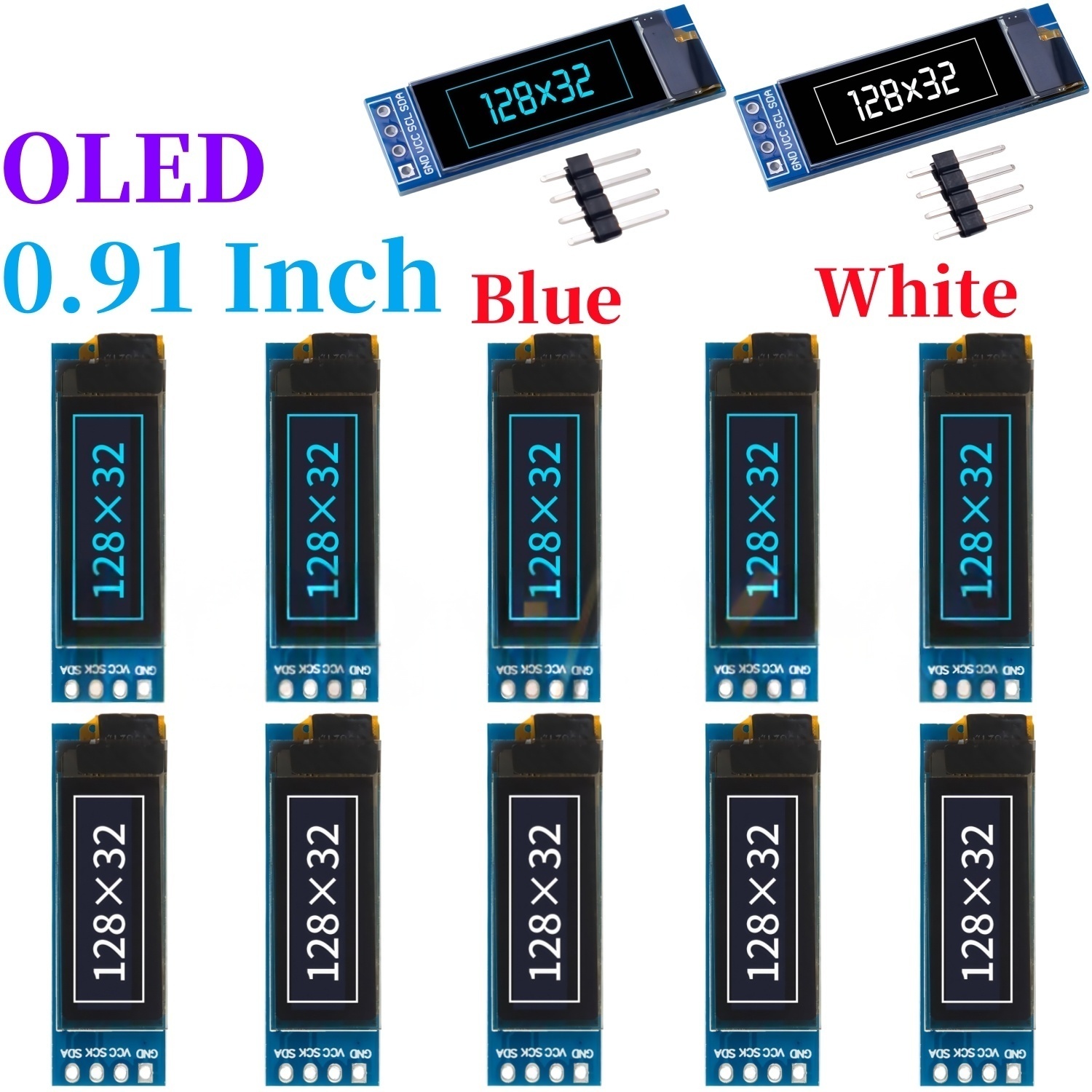 Ssd1306 - XZG 1-20 SZTUK 0,91 Cala 128x32