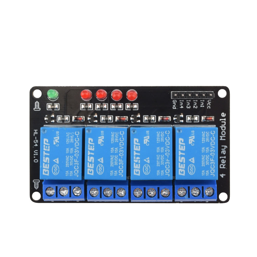 Relay Module 4 Channel - Moduł przekaźnika wyzwalonego niskiego poziomu 3