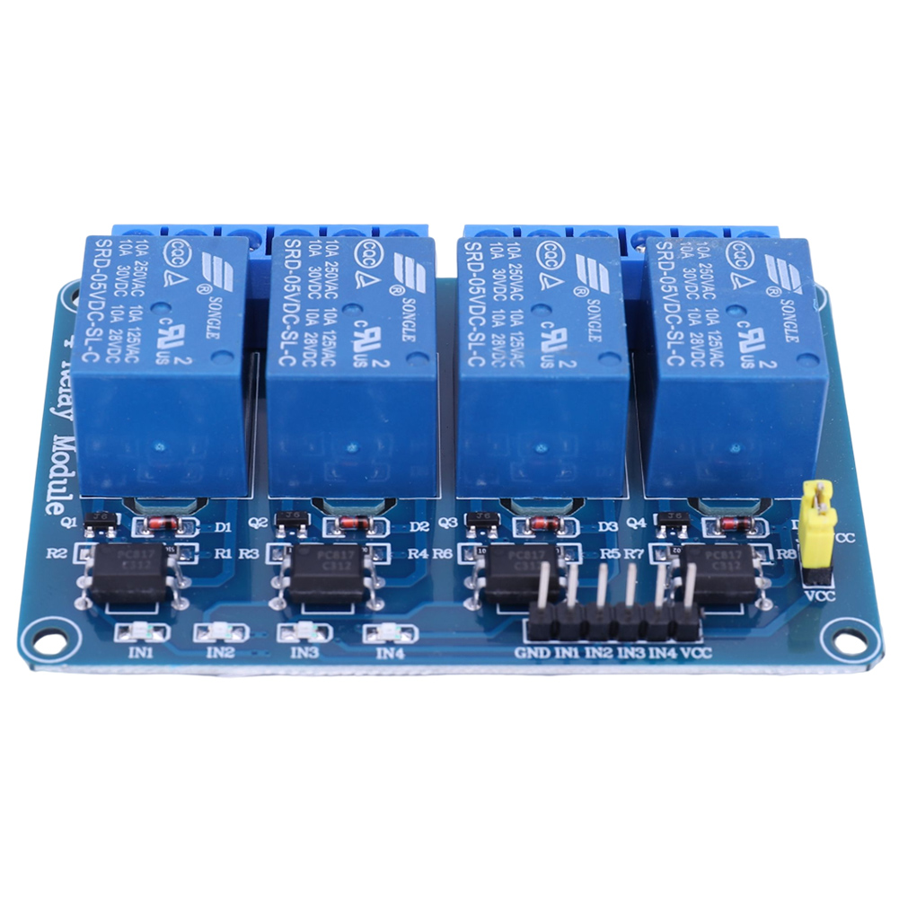 Płytka przekaźnikowa 4-kanałow – Relay Module 4 Channel recenzja i cena