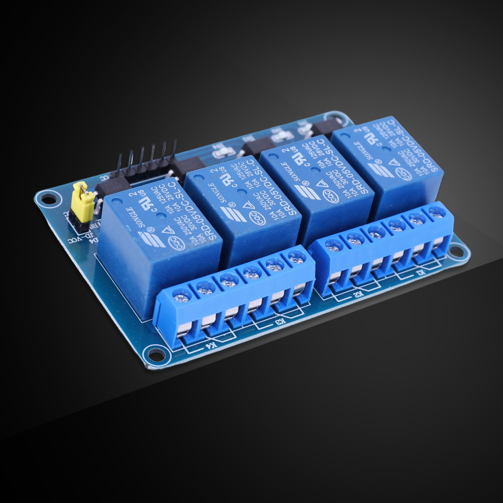 Płytka przekaźnikowa 4-kanałow – Relay Module 4 Channel recenzja i cena