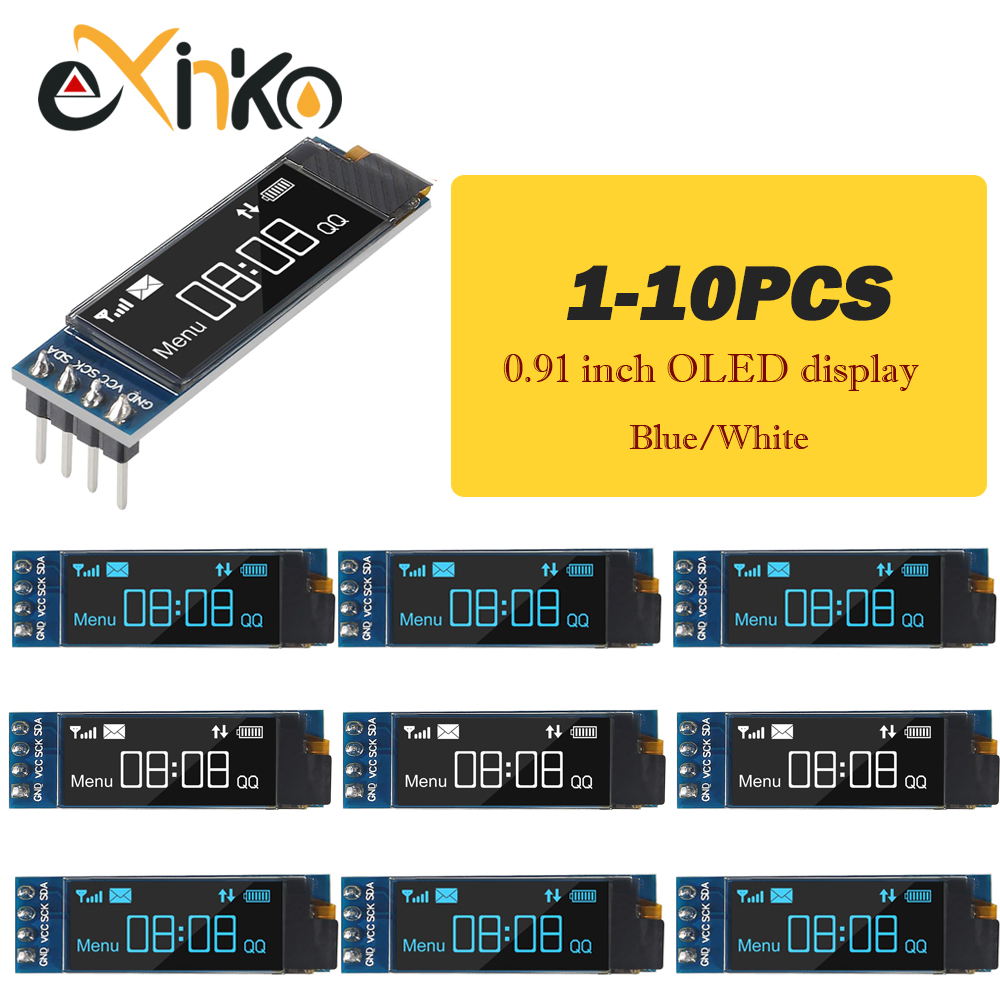 1-10 szt. 0,91-calowy moduł wy – Ssd1306 recenzja i cena