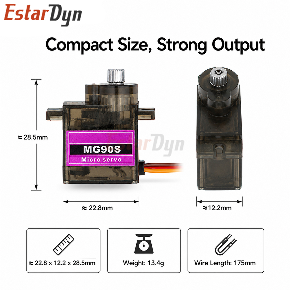 Estardyn MG90S Cyfrowe Serwo M – Servo Sg90 recenzja i cena