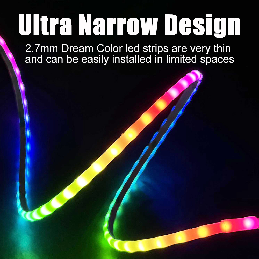 DC5V 2,7 mm Ultra wąska taśma  – Neopixel recenzja i cena