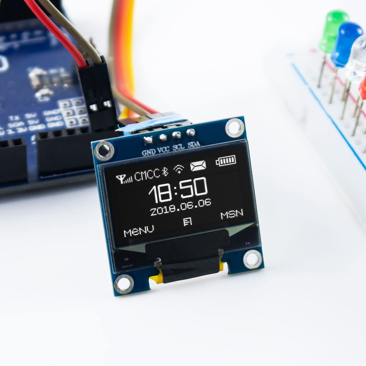 Moduł wyświetlacza OLED I2C II – Ssd1306 recenzja i cena