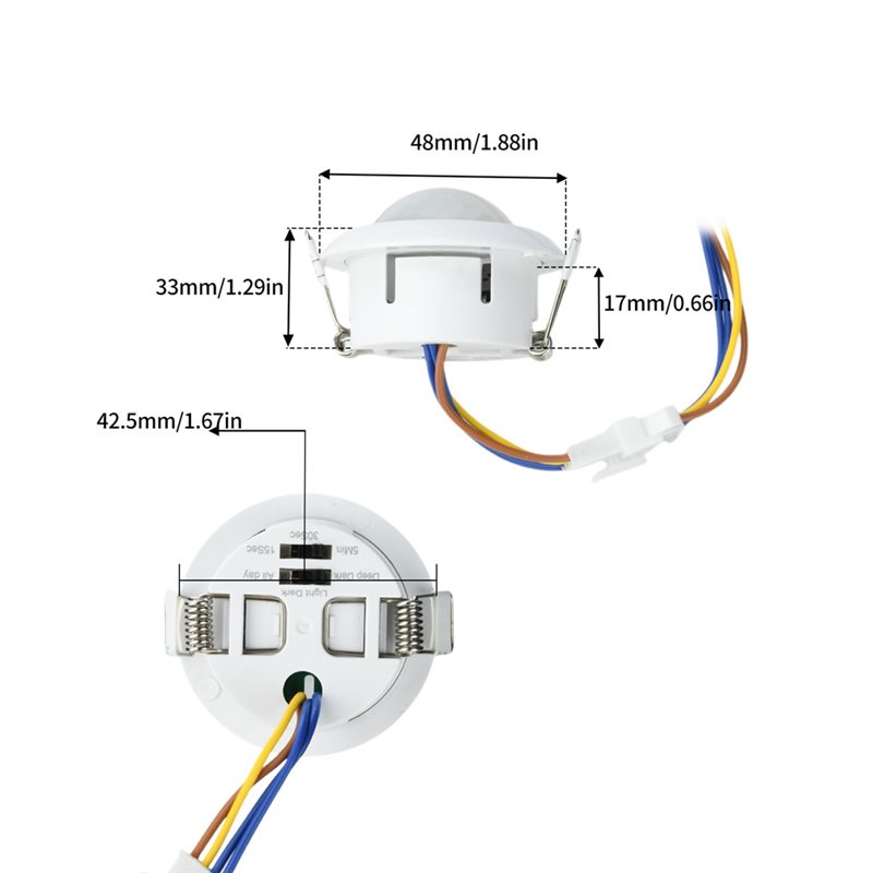 ABZL AC85-265V – czujnik ruchu – Pir Motion Sensor recenzja i cena