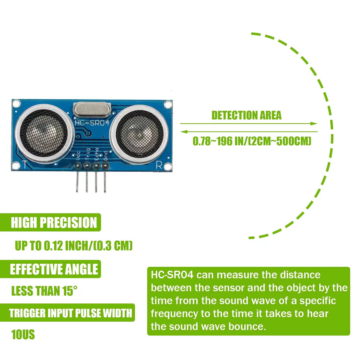 10 szt. HC-SR04 Ultradźwiękowy – Ultrasonic Sensor Hc-Sr04 recenzja i cena
