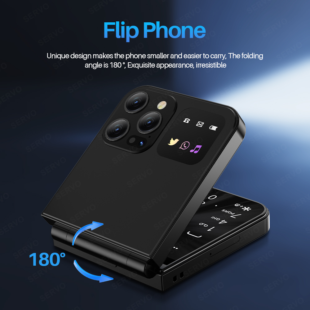 SERVO A50 PRO Flip Telefon kom – Tft Display 2.4 recenzja i cena