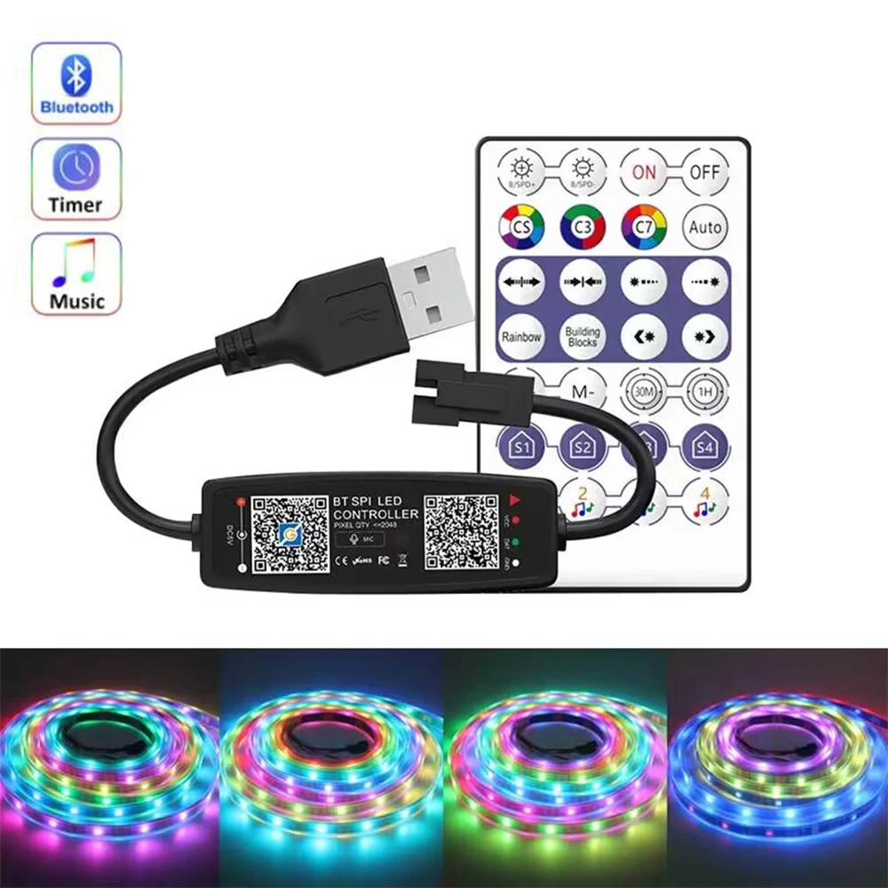 WS2812B Kontroler Bluetooth Mu – Ws2812B Strip 5V recenzja i cena