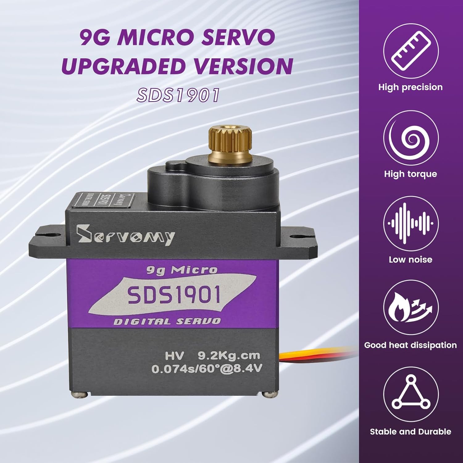 SERVOMY-SDS1901 Cyfrowe Serwo  – Servo Sg90 recenzja i cena
