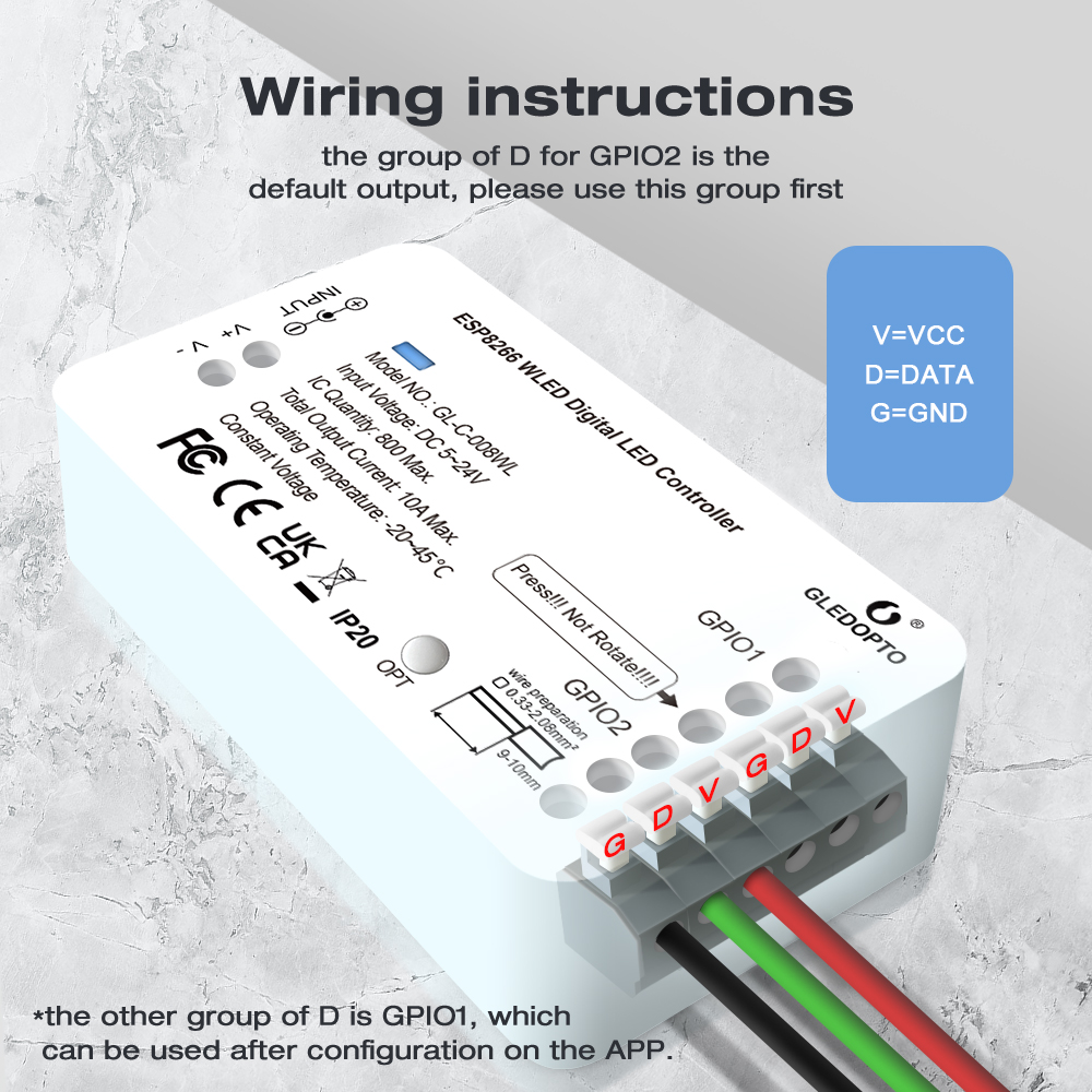 MJJC Kontroler WLED 5V 12V 24V – Ws2812B Strip 5V recenzja i cena