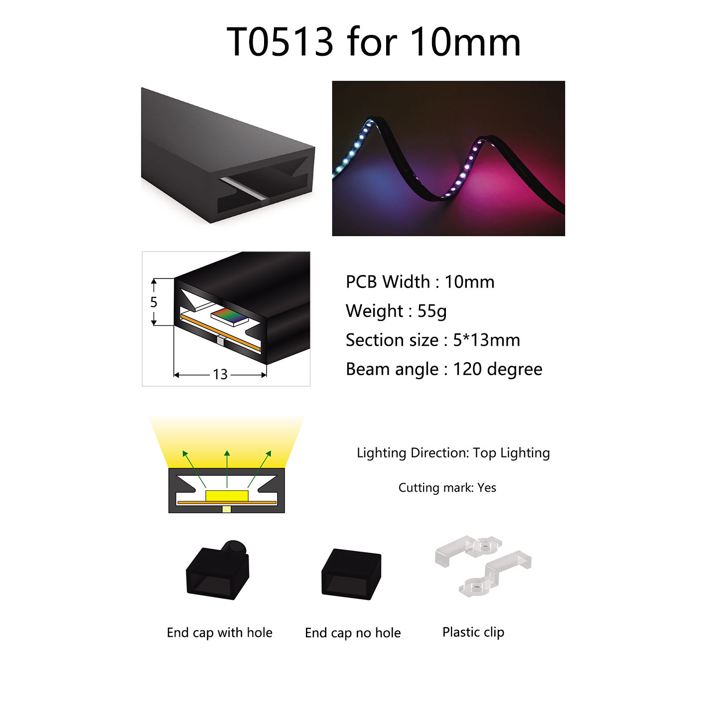 WS2812B WS2811 LED Neon Rope T – Ws2812B Strip 5V recenzja i cena