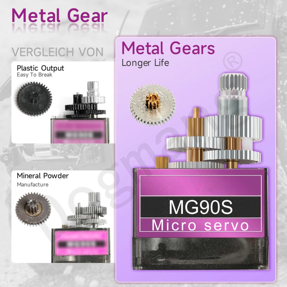 MG90S Serwo 1/2/4/10/20/50 szt – Servo Sg90 recenzja i cena
